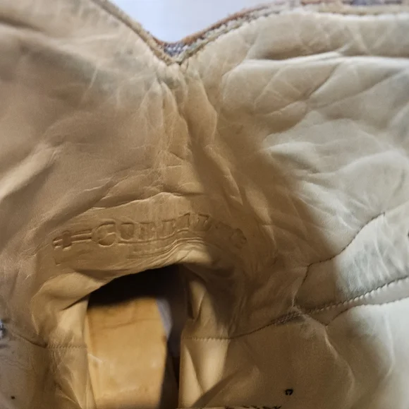 Corral Vintage Naham Distressed Western Boots 7.5 Tan Brown 👢 - Picture 6 of 7